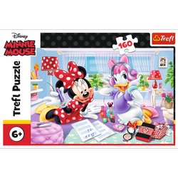 Puzzle 160 elementów Dzień z Przyjaciółką Minnie Trefl
