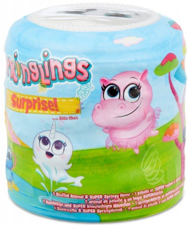 Springlings Zwierzątko Maskotka Fioletowy Wieloryb