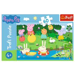 Trefl Puzzle 60el. Świnka Peppa Wakacyjna Zabawa