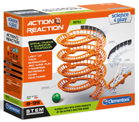 Clementoni Akcja - Reakcja Spiralne Tory Uzupełnienie