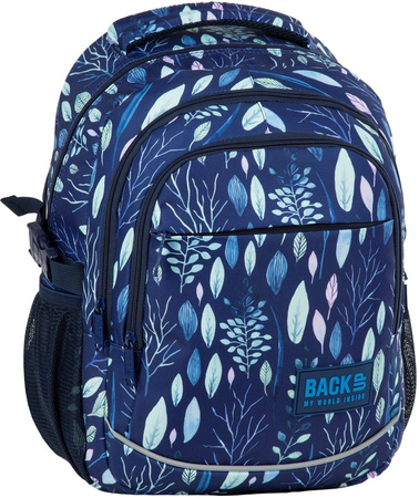 DERFORM BACKUP 2 Plecak Młodzieżowy G61 Liście