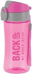 Bidon na Wodę BACK UP 400ml BPA Free Różowy