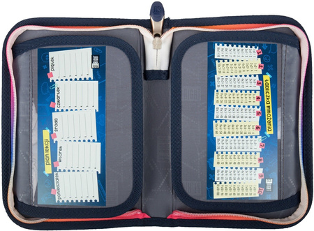 ST.RIGHT Piórnik Pojedynczy bez Wyposażenia PC03 Tęczowe Ptaki