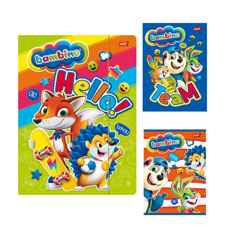 Wyprawka Bambino Szkolna Duży Zestaw do szkoły