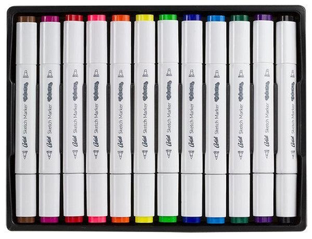 Colorino Markery do szkicowania Artist 12 kolorów