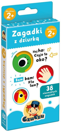 CzuCzu Zestaw Zagadki z Dziurką 2+ Książeczki Edukacyjne