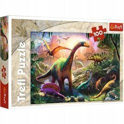 Trefl  Puzzle 100 el. Świat Dinozaurów