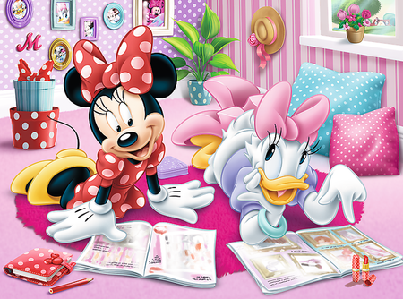 Trefl Puzzle 30 el. Najlepsze Przyjaciółki Myszka Minnie