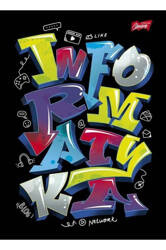 Zeszyt A5 60k krata INFORMATYKA - ściąga