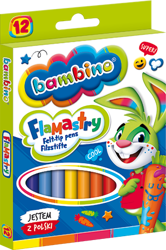 Flamastry Bambino 12 kolorów - St. Majewski