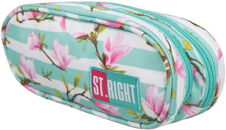 ST.RIGHT Piórnik Saszetka PU02 Kwiat Magnolii