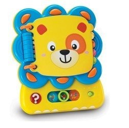 Książeczka Interaktywna Edukacyjna Dźwięk Melodie Lwie Zagadki