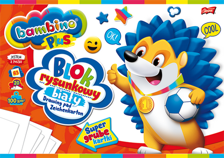 Blok Rysunkowy A3 20 Kartek Bambino PLUS