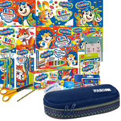 Wyprawka Bambino Szkolna Duży Zestaw do szkoły + Piórnik