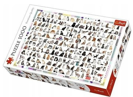 Puzzle 1000 elementów 208 Kotów TREFL