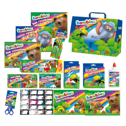 Bambino Wyprawka Szkolna XL Zestaw Kredki Farby