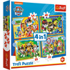 Trefl Puzzle 4w1 Wakacyjny Psi Patrol PAW PATROL