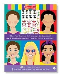 Melissa Naklejki Stwórz Postaci Twarze Kobiety