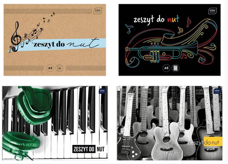 Zeszyt do nut A4 16k Interdruk 1szt