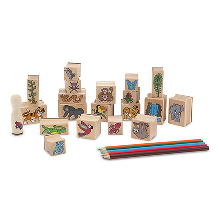 Melissa Stempelki Pieczątki Las Deszczowy Duży