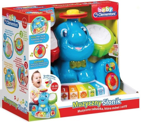 Muzyczny Słonik Interaktywny Mówi i Uczy