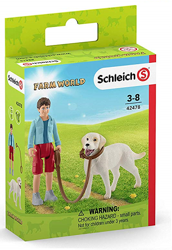 Schleich 42478 - Spacer z Labrador Retriver