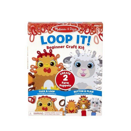 Melissa and Doug Pętelki Zrób to Sam Zwierzątka na farmie