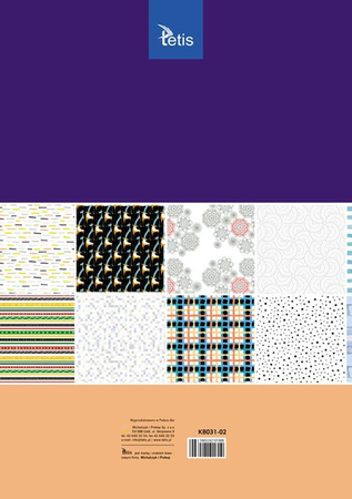 TETIS Papier kreatywny A3 zestaw nr 02