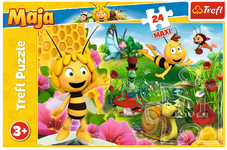 TREFL Puzzle 24 MAXI W świecie pszczółki Mai