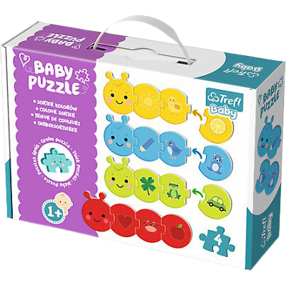 Trefl 2 x Puzzle Baby Classic Sorter Kształtów Kolorów