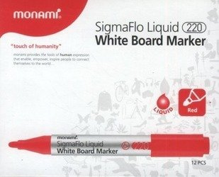 Marker do tablic Monami SigmaFlo 220 czerwony