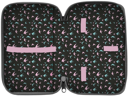 PASO Piórnik Bez Wyposażenia PPJS19-022BW Ptaki