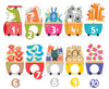 CzuCzu Puzzle z Dziurką Pociąg do Liczenia 3+