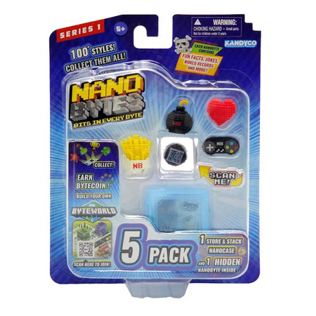 NANOBYTES Blister 5 x Figurka + 2 x Szkatułka