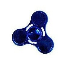 Hand Spinner Metalowy Potrójny Niebieski