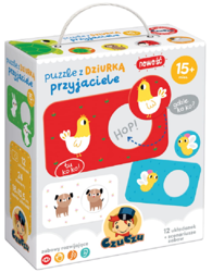 CzuCzu Puzzle z Dziurką Przyjaciele 15m+