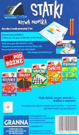 Statki - Bitwa morska - wersja podróżna