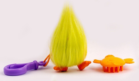 Trolle Fuzzbert - Breloczek 10,5cm - Figurka