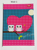 Zeszyt A5/16k Linia Dwukolorowa Seria Owls- Unipap