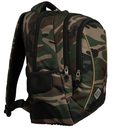 ST.RIGHT Plecak Szkolny Młodzieżowy BP26 Moro