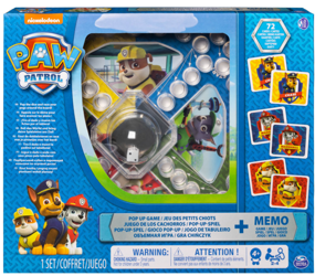 Rodzinna Gra Planszowa Chińczyk Memory Psi Patrol