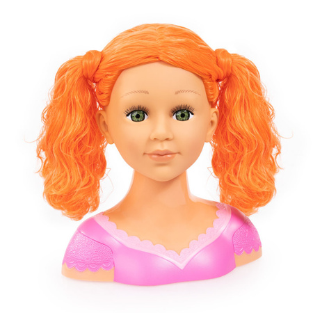 Bayer Głowa do czesania stylizacji Charlene Ruda + kosmetyki