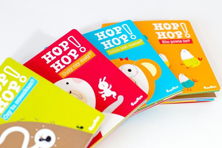Zestaw CzuCzu Hop, hop! - 4 Książeczki Edukacyjne