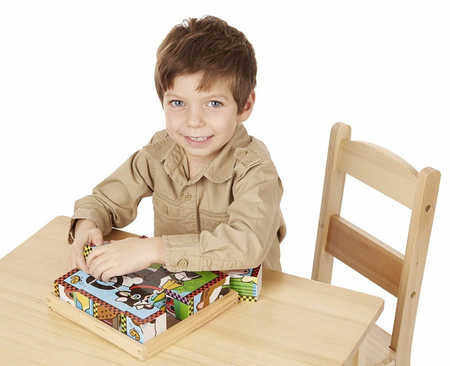 Melissa Kostki Puzzle Drewniane Farma Zwierzątka