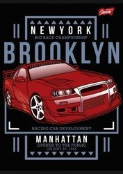 Zeszyt A5 16k krata Unipap Brooklyn
