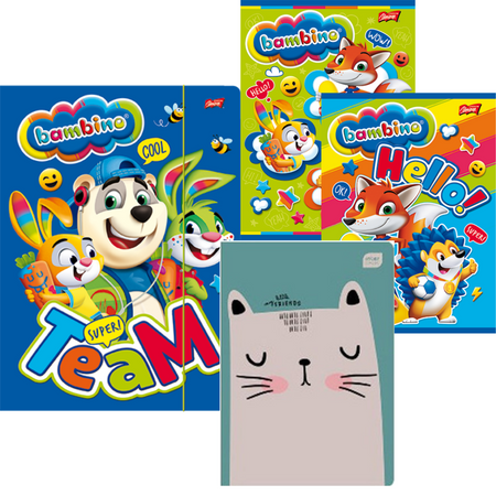 PASO Zestaw Szkolny Plecak Piórnik Worek Wyprawka