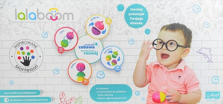 Trefl Baby Stacja Aktywności Kulo Klocki Sensoryczne