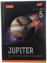 Brulion A5/96k Krata Twarda Oprawa Planets Jupiter