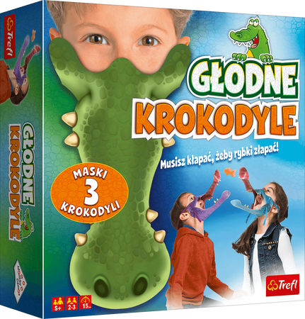 Trefl Głodne Krokodyle Rodzinna Gra Zręcznościowa