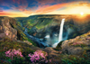 TREFL Puzzle 2000 el Wodospad Haifoss Islandia